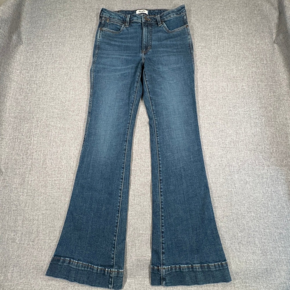 Wrangler Retro Bailey High Rise Trouser Jean Womens 29x34 (Fits 29x33) Vivianna - Picture 3 of 12